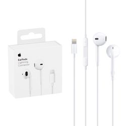 هندزفری باسیم Apple با پورت Lightning مدل MMTN2ZM/A A1748 - سفید - NZR