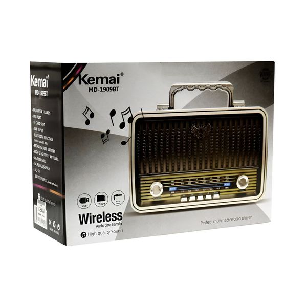 رادیو اسپیکر کیمای KEMAI مدل 1909BT