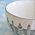 پیاله طوسی طراحدار