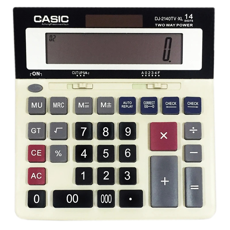 ماشین حساب Casio مدل DJ-2140TVXL