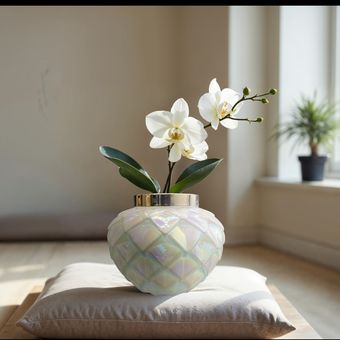 گلدان رومیزی بلوری کد 13