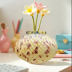 گلدان رومیزی بلوری کد 18