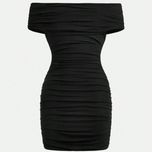 پیراهن یقه قایقی کوتاه