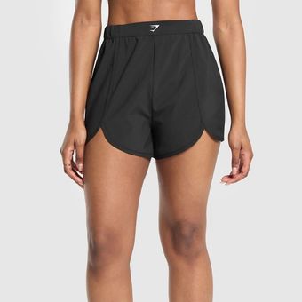 Scallop Hem Shaped Short