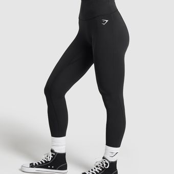 Mesh Waistband Leggings