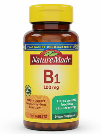 ویتامین B1 نیچر مید 100 میلی‌گرم