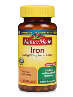 قرص آهن نیچر مید 65 میلی‌گرم – 150عددی