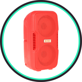 اسپیکر بی سیم مدل MS-1775BT - قرمز- BSA