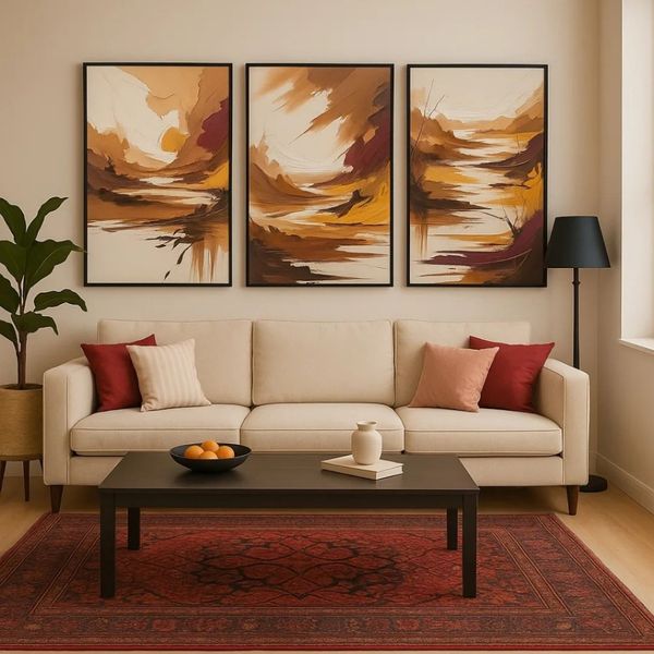 ست انتزاعی غروب