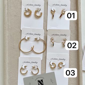 گوشواره حلقه ای (پک دو عددی) پارت اول