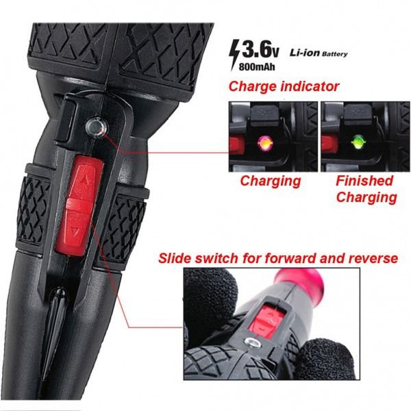 پیچ گوشتی شارژی 3.6 ولت وسل مدل 220USB-S1EB