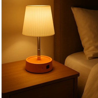 چراغ خواب رومیزی طرح آباژور مدل HC-667B