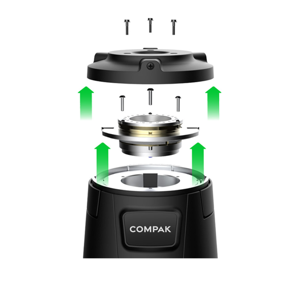 آسیاب قهوه آندیمند صنعتی کامپک اسپانیا Compak i8 OD (F8 OD) مخصوص کافه‌های فوق‌پرترافیک