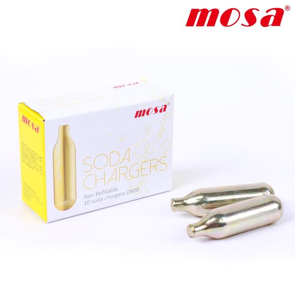 کپسول سوداساز MOSA اصل تایوان | کپسول گاز N2O سوداساز دستی (کارتنی اقتصادی)