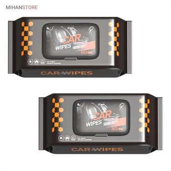 دستمال مرطوب خودرو 80 عددی | پاک‌کننده قوی و ضد گردوغبار - فروشگاه شاپینو