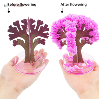 درخت جادویی ساکورا و کاج کریسمس | رشد کریستالی در 24 ساعت | فروشگاه شاپینو
