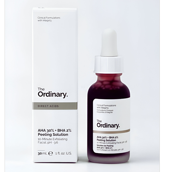 سرم پیلینگ اوردینری لایه بردار قوی (30mL) The Ordinary AHA 30% + BHA 2% Peeling Solution