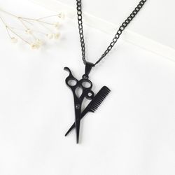 پلاک استیل طرح قیچی کد 2291