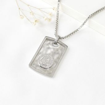 پلاک استیل مستطیلی کد 2295