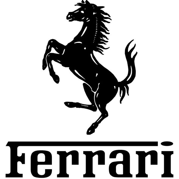 برچسب حرارتی DTF یا استیکر اتویی لباس طرح فراری Ferrari