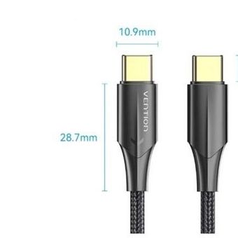 کابل شارژ Type-c به Type-c ونشن مدل TAUBFطول 1 متر