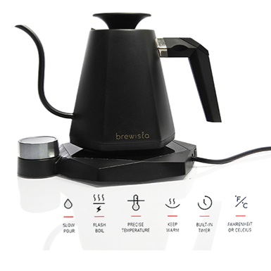 کتل تخصصی دم‌آوری قهوه Brewista X | کتری Pour-Over حرفه‌ای