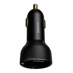 شارژر فندکی 2 پورت باسئوس مدل Superme CCZX-01 100W
