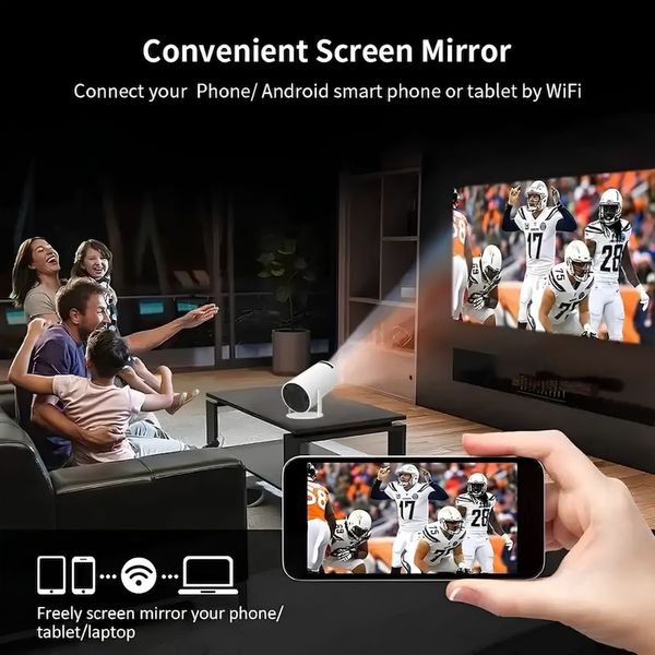 ویدئو پروژکتور قابل حمل HY300 کیفیت Ultra HD