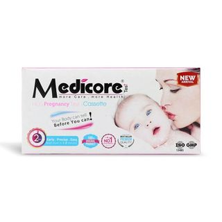 کیت تشخیص تست بارداری بی بی چک Medicore مدیکور مدل کاستی
