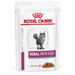 پوچ گربه رویال کنین مدل Renal with Fish وزن 85 گرم