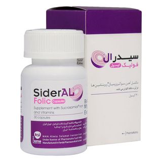 کپسول سیدرال فولیک فارمانوترا بسته 30 عددی *324