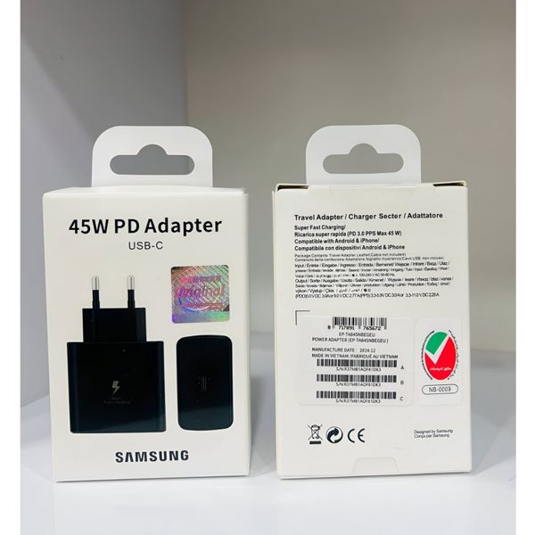 شارژر سامسونگ 45W اورجینال - به همراه کابل اصلی