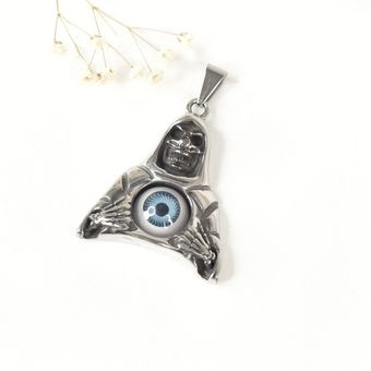 پلاک اسکلت چشم نظر استیل 2313