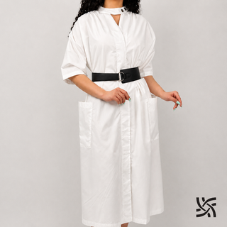 پیراهن miu miu کمربند دار