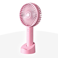 پنکه شارژی همراه با هولدر موبایل | خرید از فروشگاه شاپینو