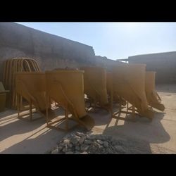 باکت بتن‌ریزی 2500 لیتری تخلیه از بغل اهرمی