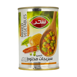 کنسرو سبزیجات مخلوط سحر 410 گرم