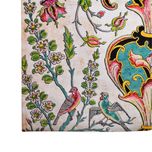 رومیزی مدل مخمل طرح گل و مرغ کد 137