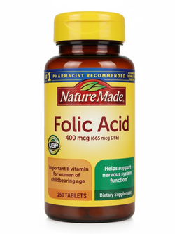 فولیک اسید 400 میکروگرم Nature Made  عددی250
