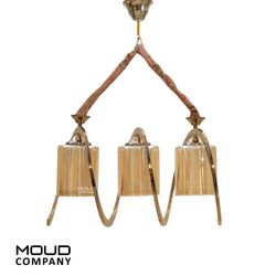 لوستر فنری سه شعله آنتیک (موعود)