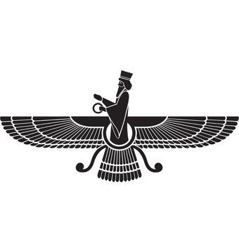 برچسب DTF یا استیکر حرارتی لباس طرح فروهر