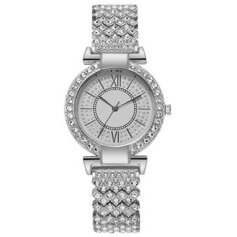 ساعت مچی عقربه‌ای کوارتز زنانه مدل فول نگین کد 1