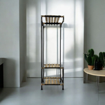 رگال لباس ایستاده چوب و فلز مدل ساحل