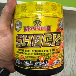 پمپ قبل از تمرین ماموت شاک (Mammoth SHOCK Pre-Workout)