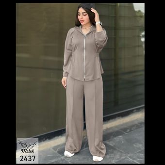 ست شلوار بگ و سوئیشرت کلاهدار