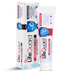 خمیر دندان تراست مدل حساس (Red Guard) برند لایف گارد حجم 120 گرم