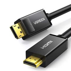 کابل تبدیل DisplayPort به HDMI یوگرین مدل 10239-DP101 طول 1.5 متر