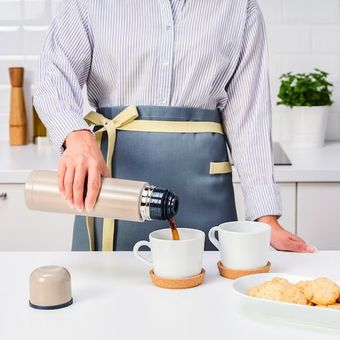 فلاسک ایکیا سری BEIGE-HALSA گنجایش 0.5 لیتری