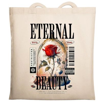 توت بگ کتان ضخیم شاپ هلسی مدل BEAUTY