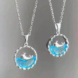 گردنبند زنانه مدل وال تنها